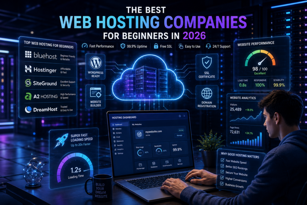 The best web hosting companies for beginner