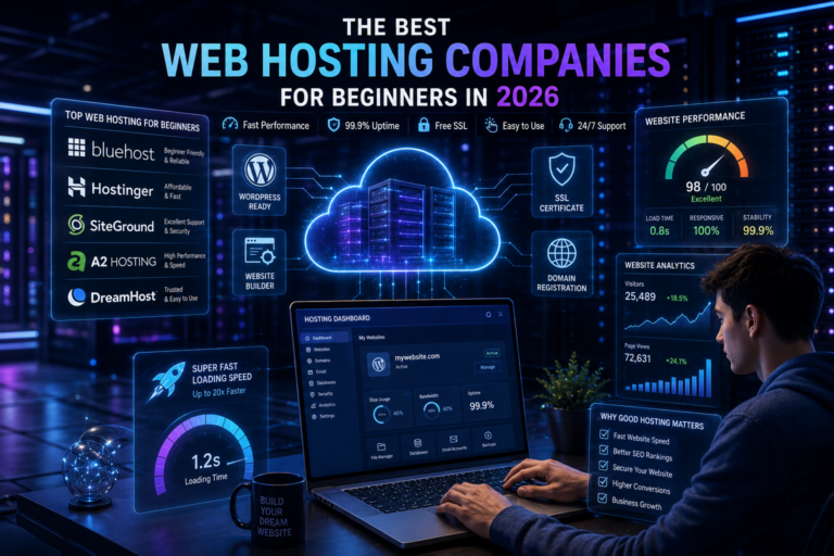 The best web hosting companies for beginner